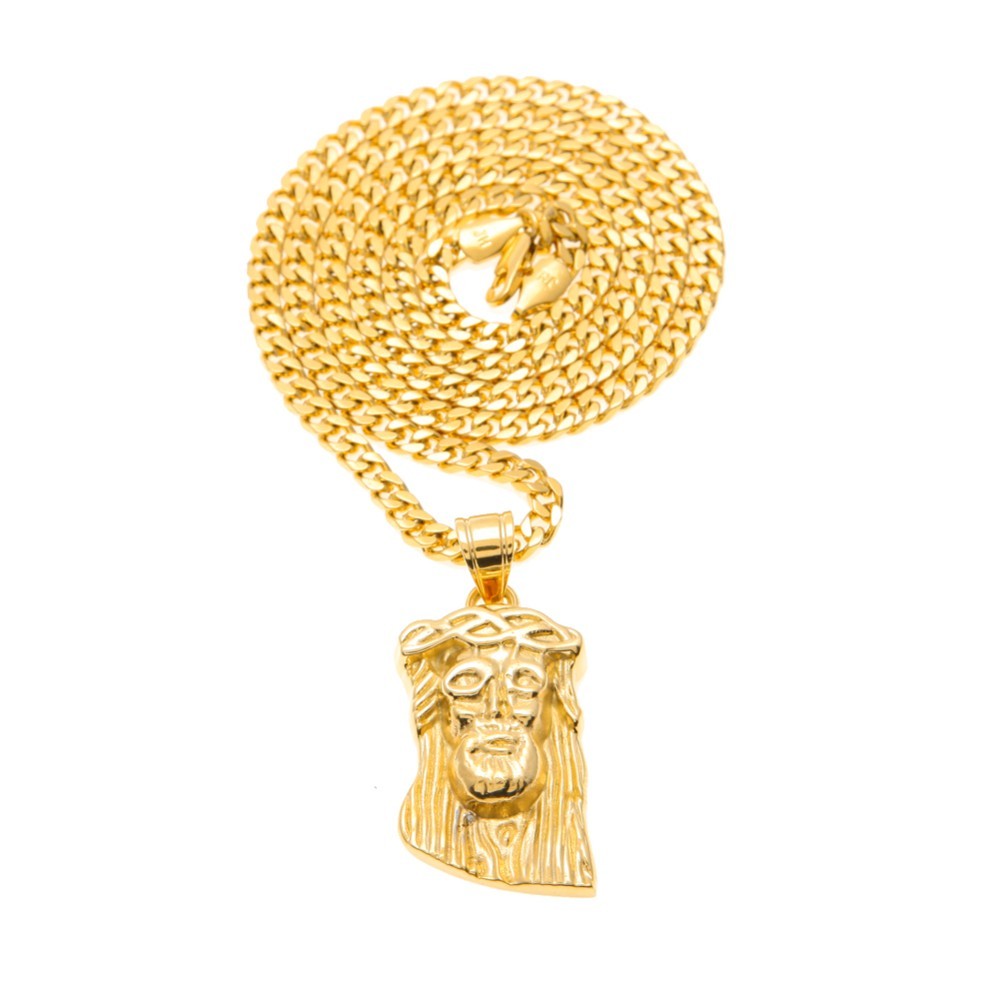 Pendentif Jésus en Acier Inoxydable