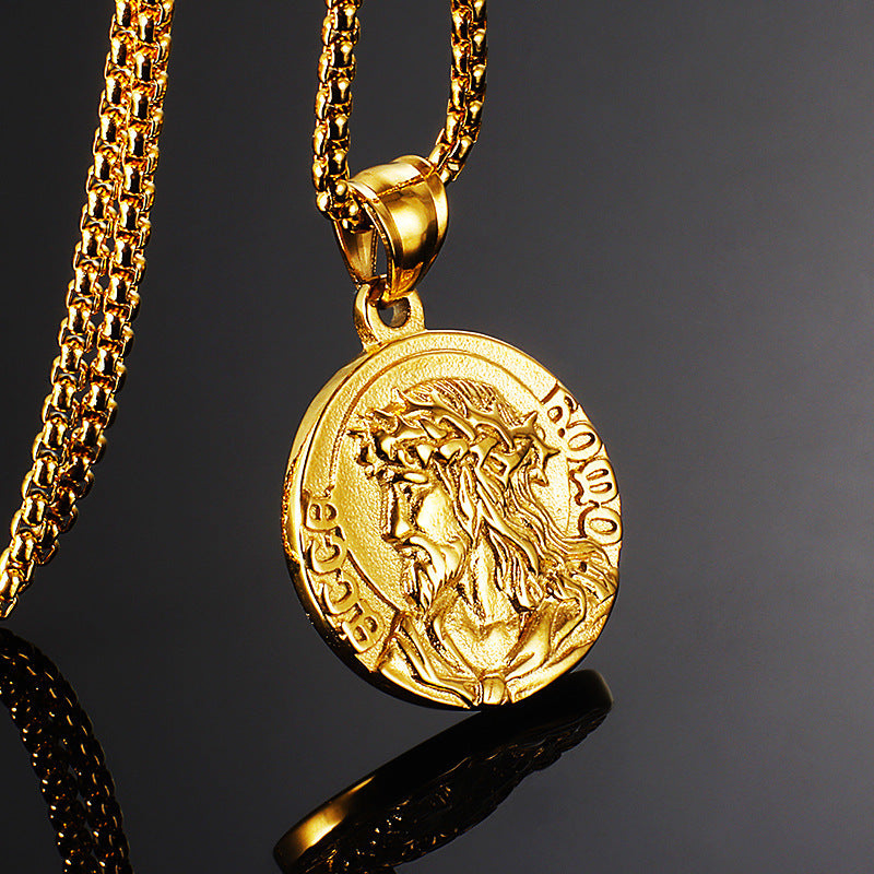 Jesus and Virgin Mary Necklace