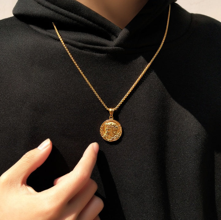 Jesus and Virgin Mary Necklace