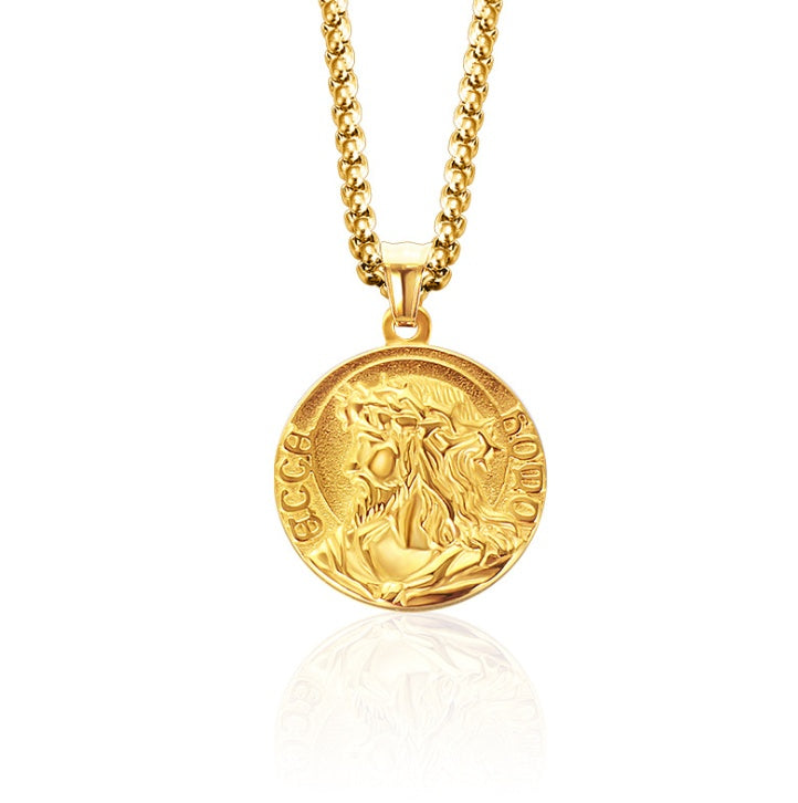 Jesus and Virgin Mary Necklace