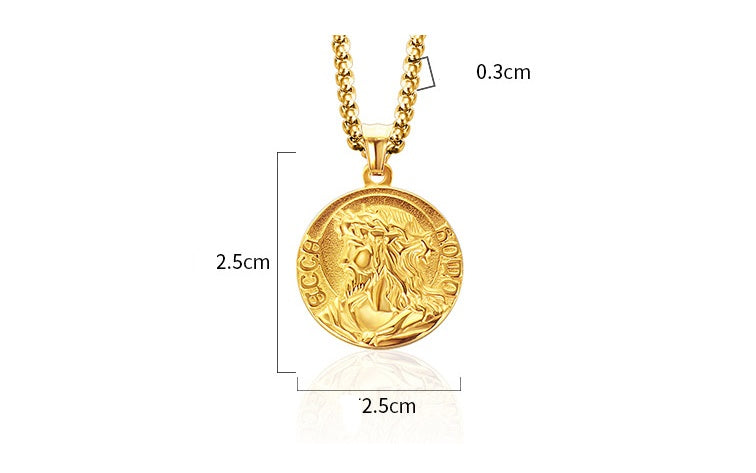 Jesus and Virgin Mary Necklace