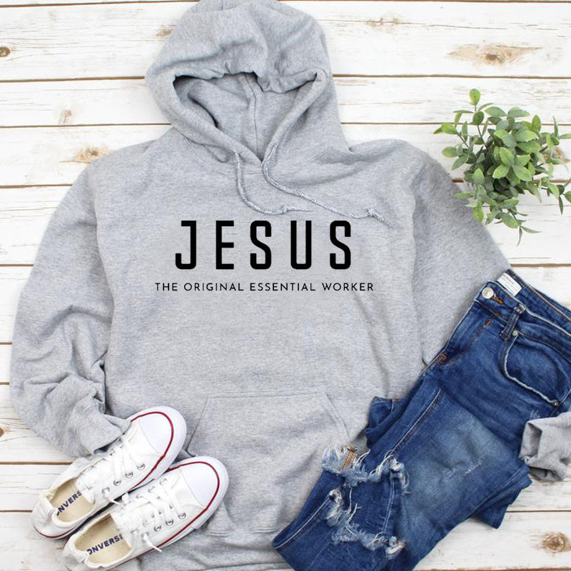 Hoodie Avec Motif Chrétien