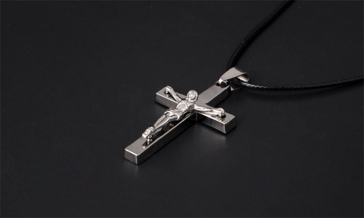 Croix du Christ en Acier Inoxydable