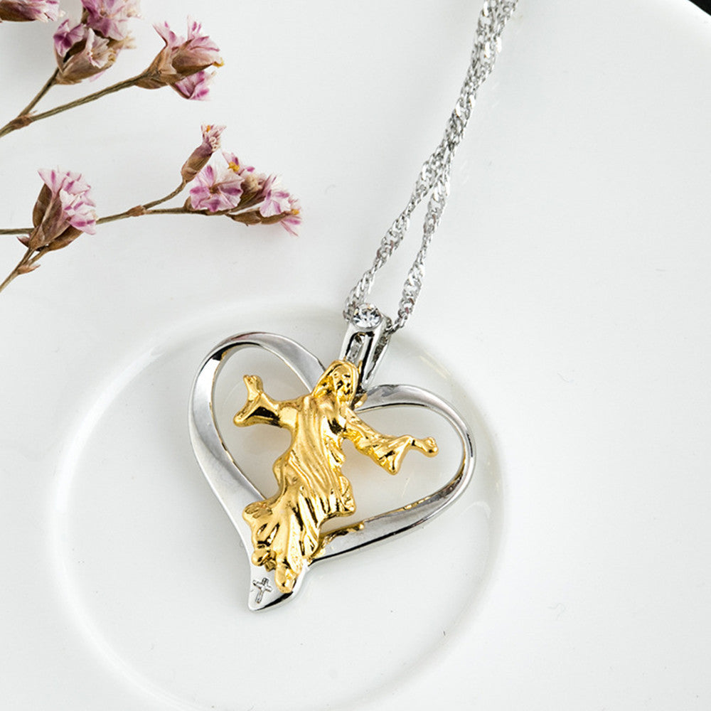 Pendentif Amour Et Jesus