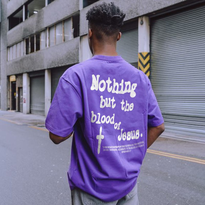 T-shirt "Rien que le Sang de Jésus"