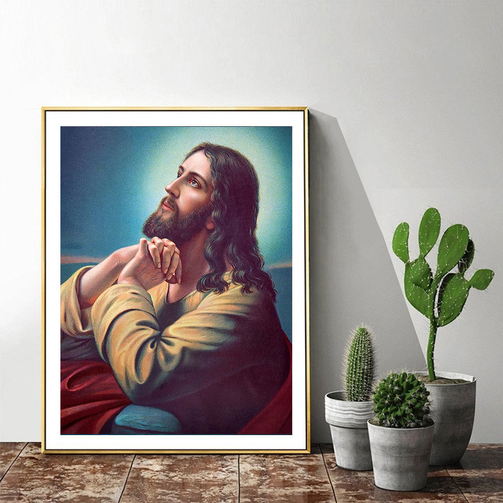 Peinture Diamant Jésus – Mosaique Brodée