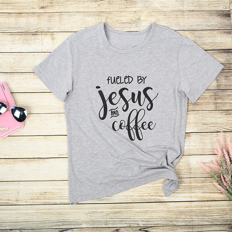 T-shirt "Fueled by Jesus" pour Tous