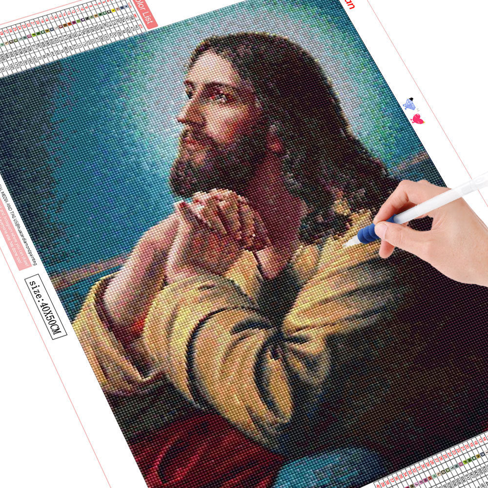Peinture Diamant Jésus – Mosaique Brodée