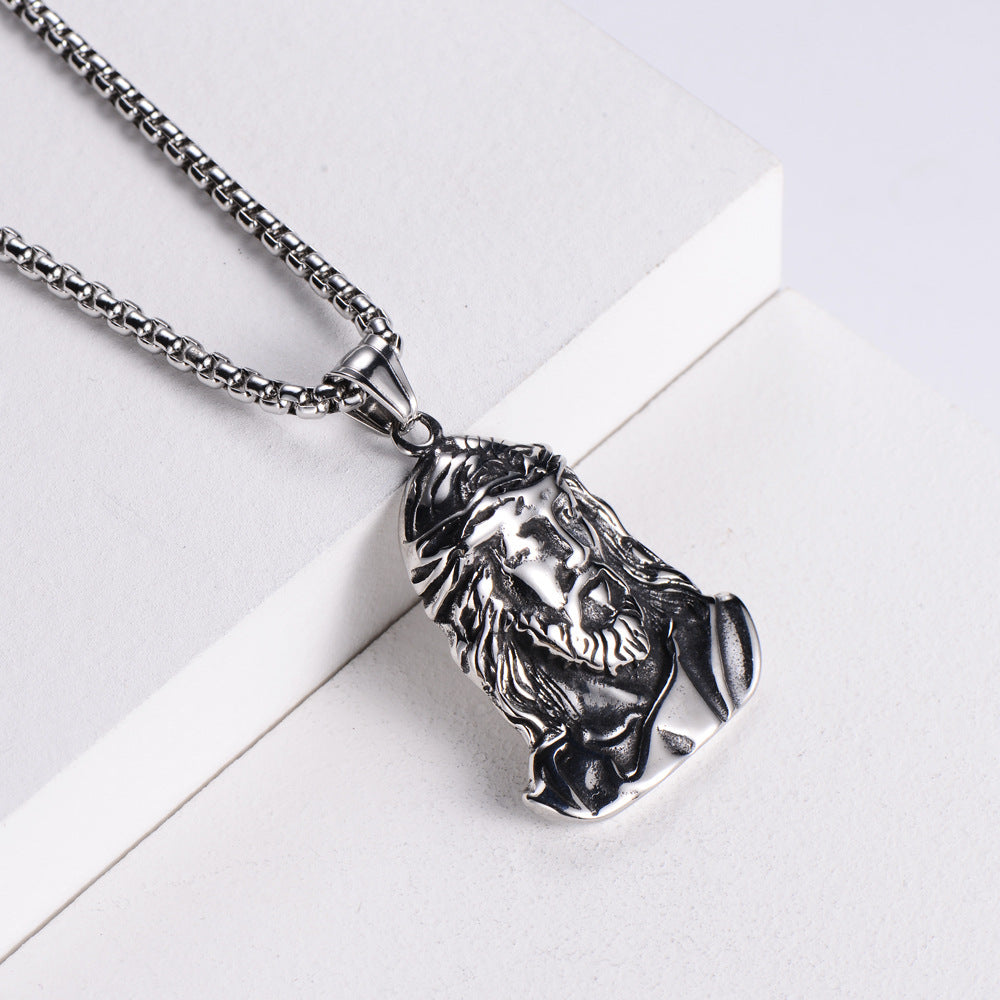 Pendentif Jésus En Titane