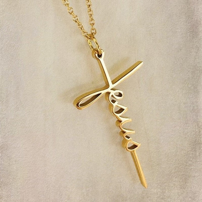Pendentif Jésus en Acier Inoxydable