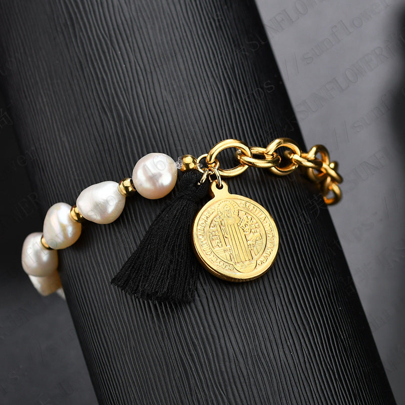 Jesus Gold Bracelet
