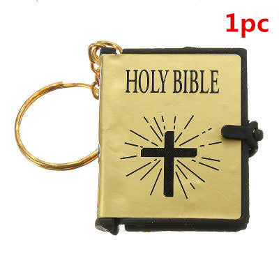 Mini Bible Shaped Keychain