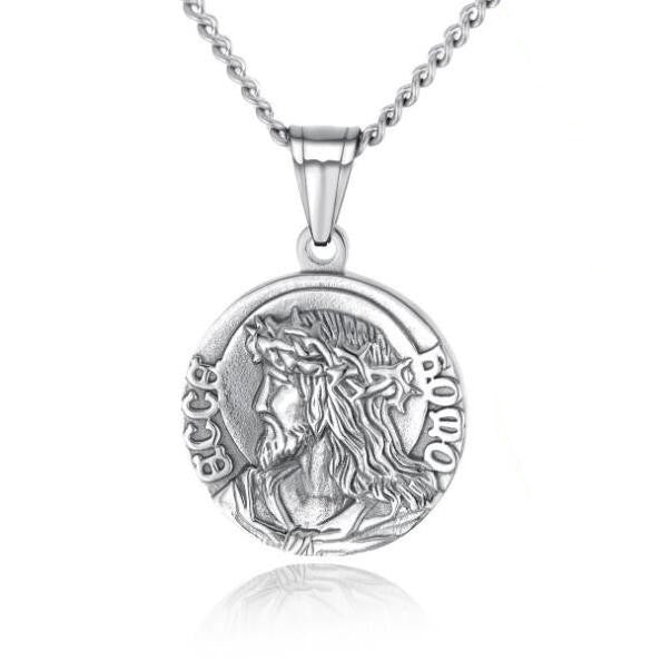 Jesus and Quote Necklace