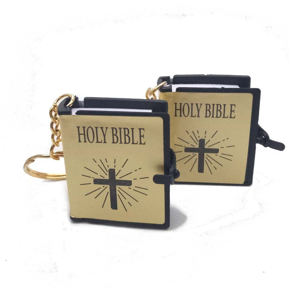 Mini Bible Shaped Keychain