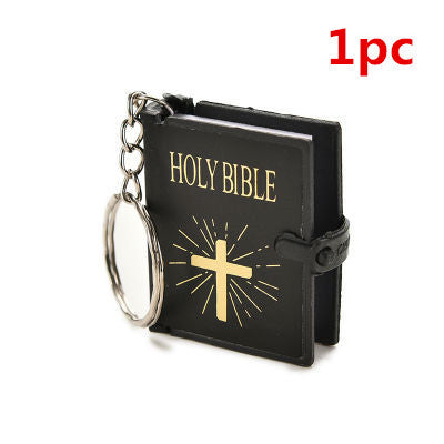 Mini Bible Shaped Keychain