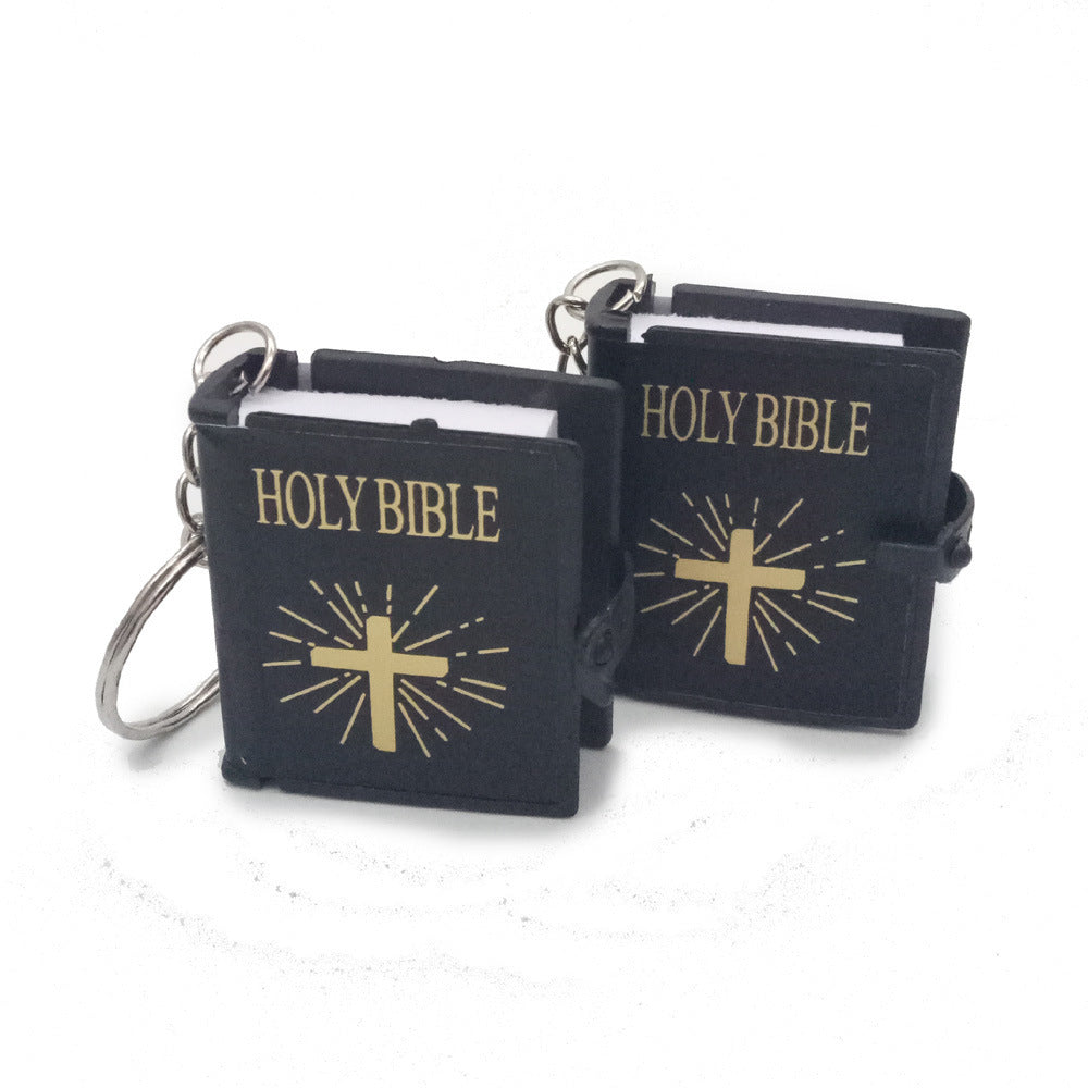 Mini Bible Shaped Keychain