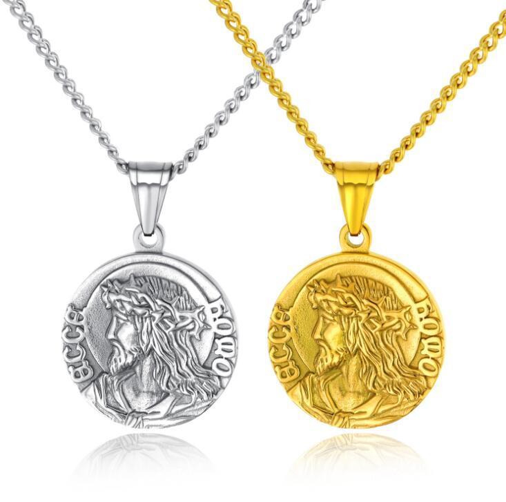 Jesus and Quote Necklace