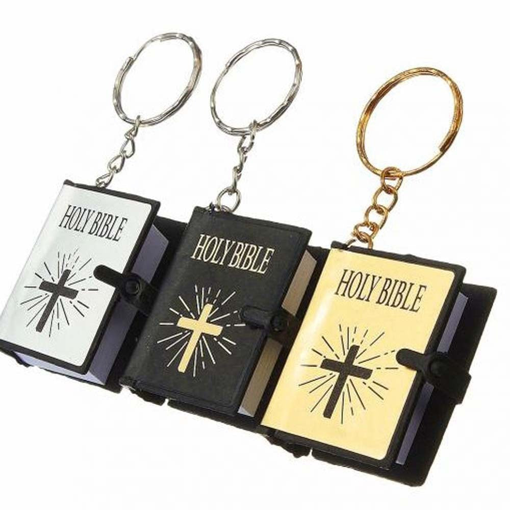 Mini Bible Shaped Keychain