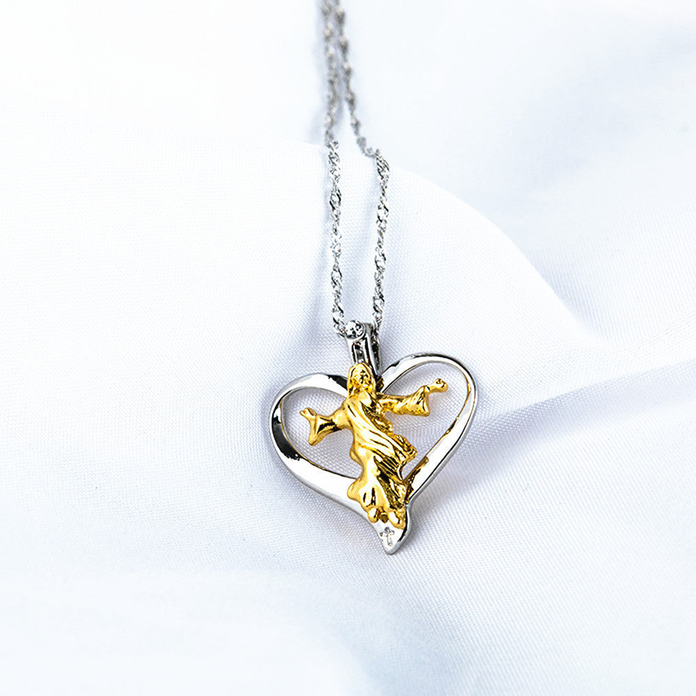 Love and Jesus Pendant