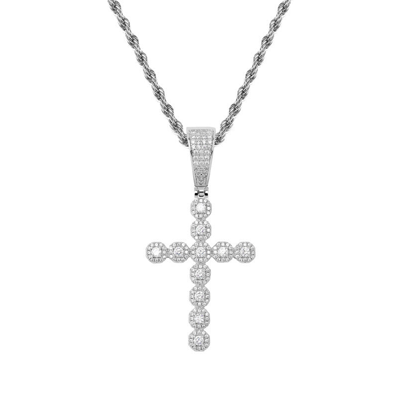 Zircon Cross Pendant 