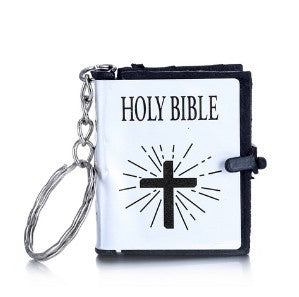 Mini Bible Shaped Keychain