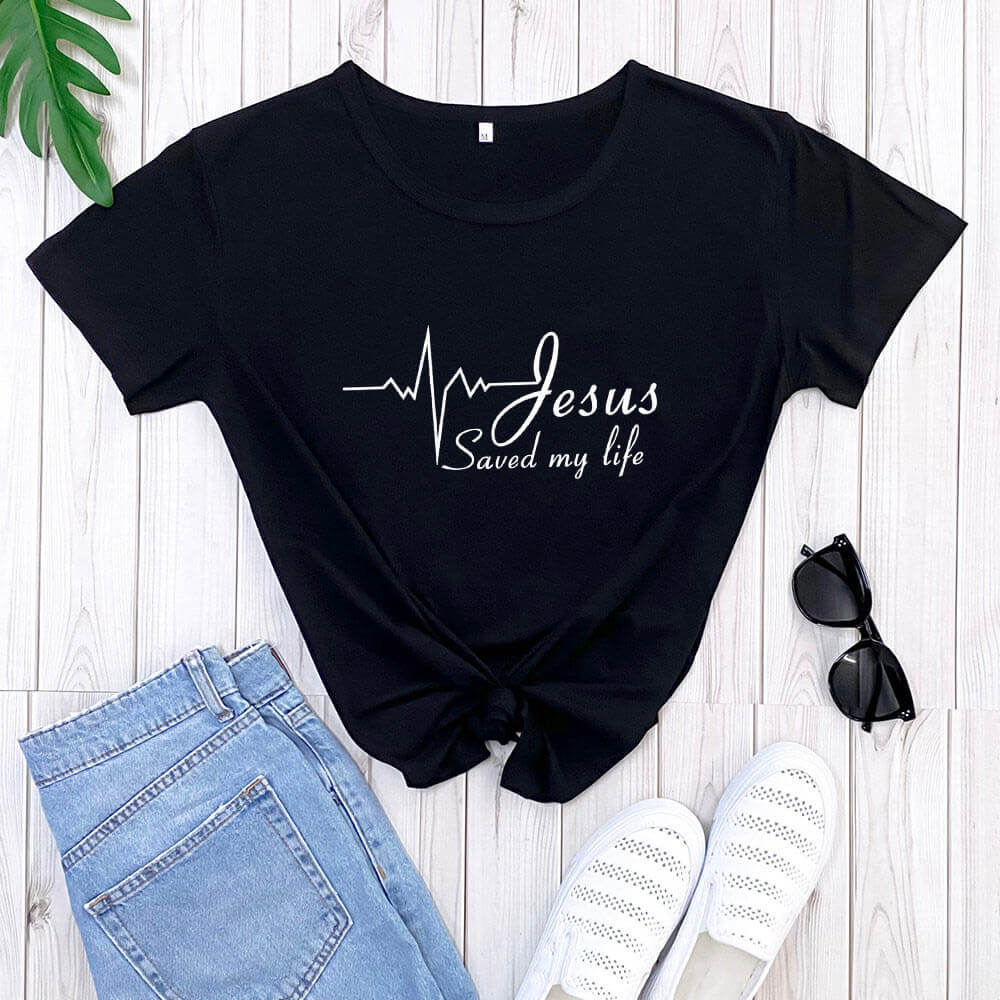 The “Jesus Saved My Life” T-shirt