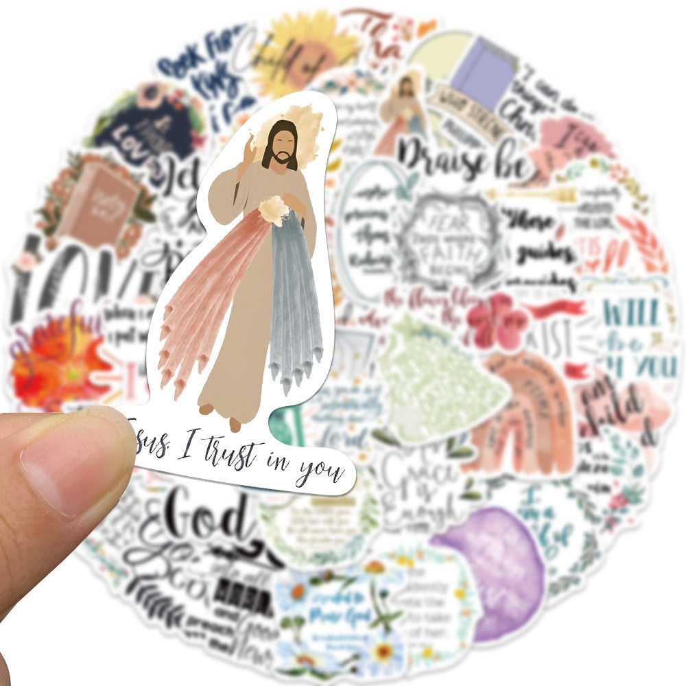 52 Stickers Bible Phrases of Jesus