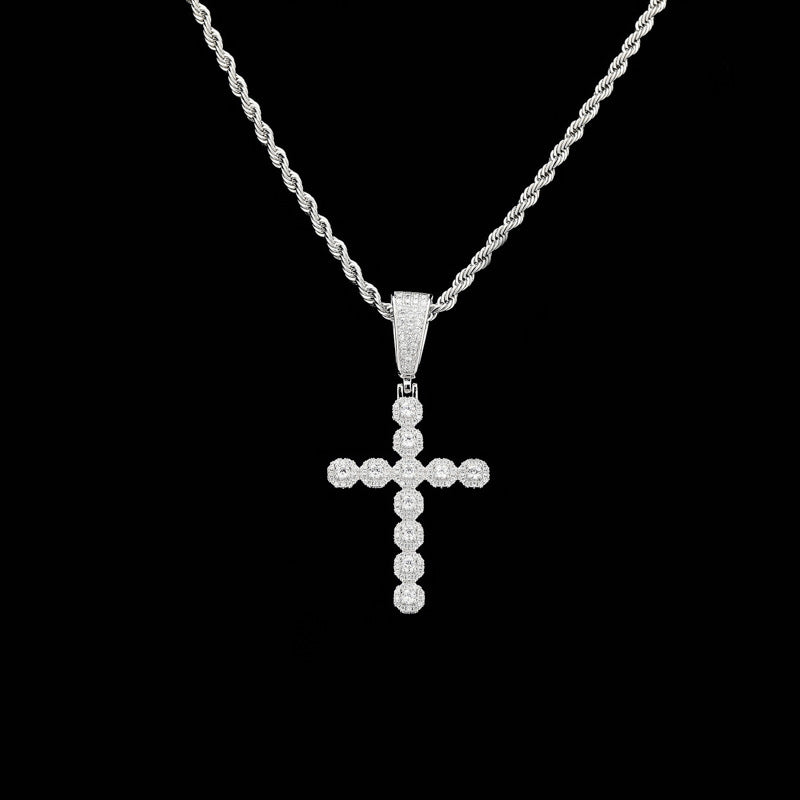 Zircon Cross Pendant 