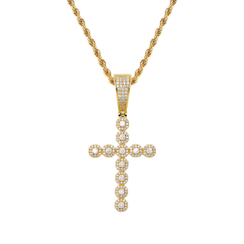 Zircon Cross Pendant 